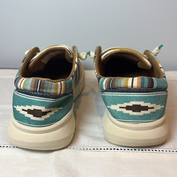 Ariat Hilo Women's Size 6 B Turquoise Serape - Picture 4 of 9